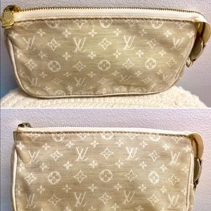 Louis Vuitton Tan Monogram Mini Lin Pochette